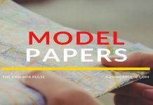 Model Question Paper for UG 5th, 6th Semester (Batch 2015) Model Papers