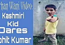 Burhan Wani Video: Kashmir kid dares Rohit Kumar