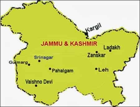 Jammu and Kashmir Map Jammu and Kashmir Map