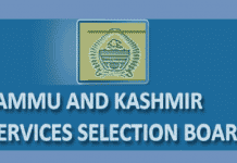 JKSSB Telephone Directory J&K Services Selection Board (JKSSB)
