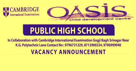 About - Oasis High School Internship