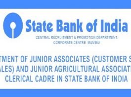SBI Junior Associates Recruitment 2016: 17000 Vacancies