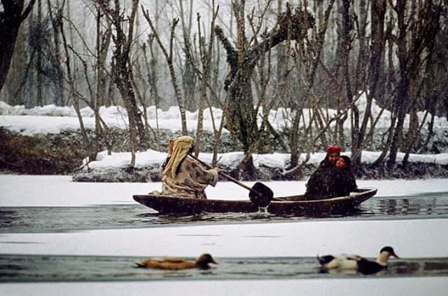 Interiors of Dal Lake in Winter (1968)