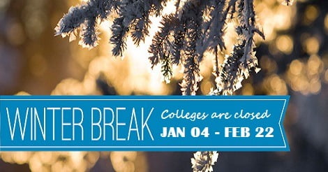50-Day Winter Break for Colleges from Jan 4