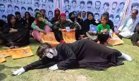 Families of ‘disappeared persons’ stage protest in Srinagar