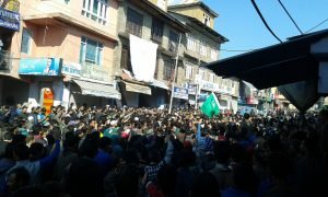 Thousands participate in funeral procession of militant Abu Qasim