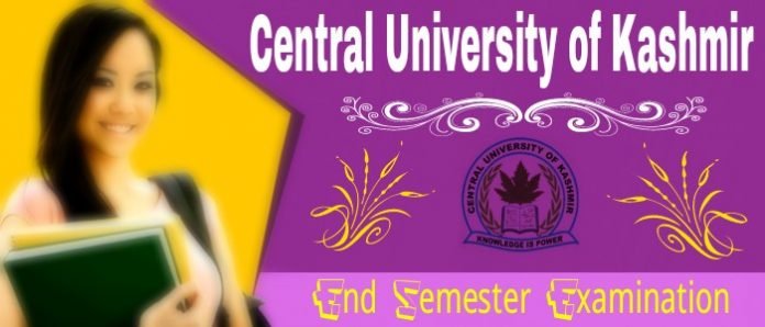 CUK End Semester Examination CUK End Semester Examination