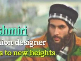 Kashmiri fashion designer soars to new heights - Shahid Rashid Bhat