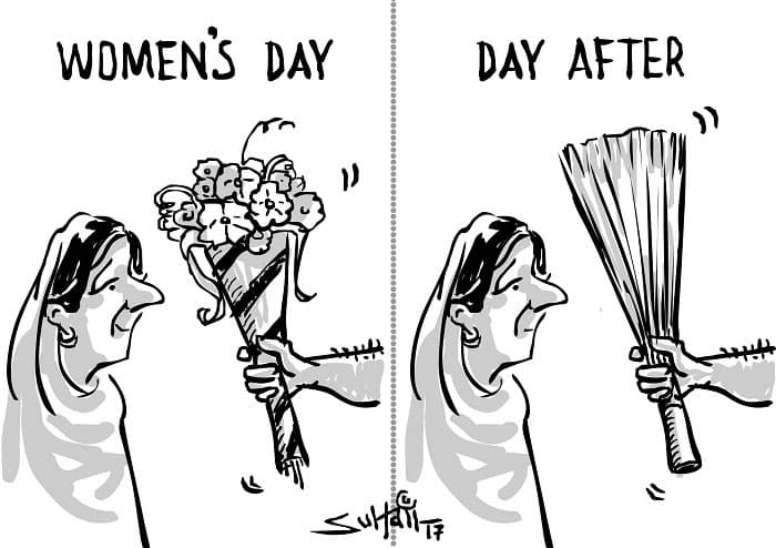 International Women's Day – Cartoon by Suhail H. Naqshbandi