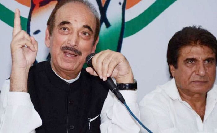 Congress lawmaker Ghulam Nabi Azad