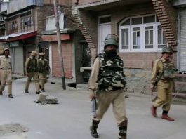 Government forces in Kashmir