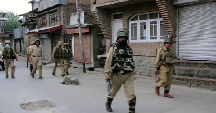 Government forces in Kashmir