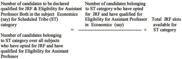 Criteria for Declaration of Result II - CBSE NET July 2018