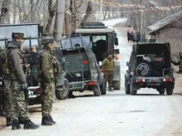 Scene during an encounter in the valley