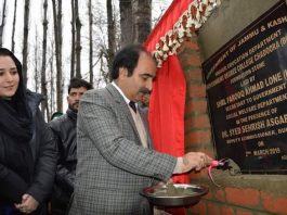 Foundation of Degree College laid in Chadoora