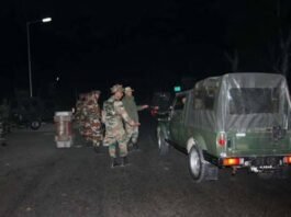 Night Patrolling by Government forces in Kashmir