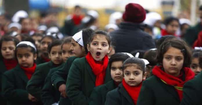 School Children in Srinagar Kashmir