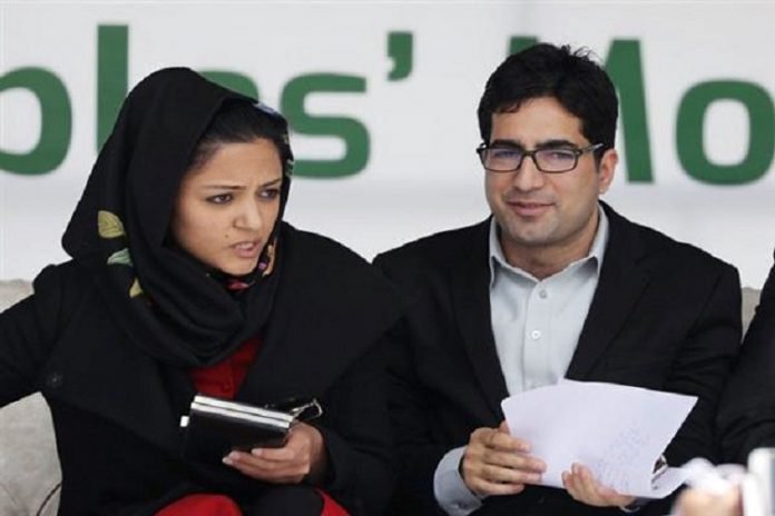 Shah Faesal and Shehla Rashid Shah Faesal and Shehla Rashid