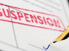 Suspension - Suspended
