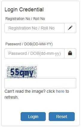 J&K Bank Login Screen for Job Applicants