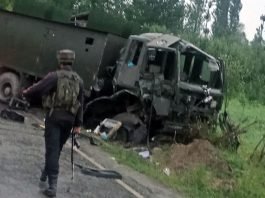 Car Bomb Blast in Arihal Pulwama