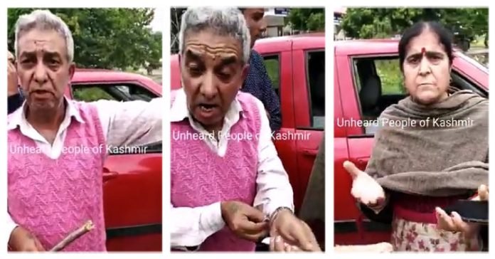 Kashmiri Pandit beaten by CRPF personnel in Qazigund Kashmiri Pandit beaten by CRPF personnel in Qazigund