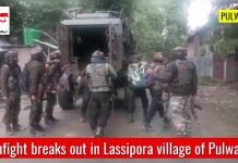 Gunfight breaks out in Lassipora village of Pulwama Gunfight breaks out in Lassipora village of Pulwama