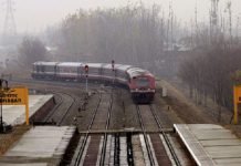 Northern Railway cancels four trains from J&K amid Delhi traffic concerns Train in Srinagar