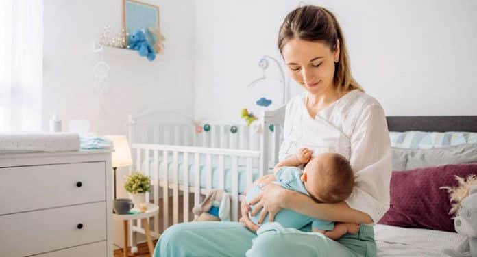 Mother Breastfeeding Baby Mother Breastfeeding Baby