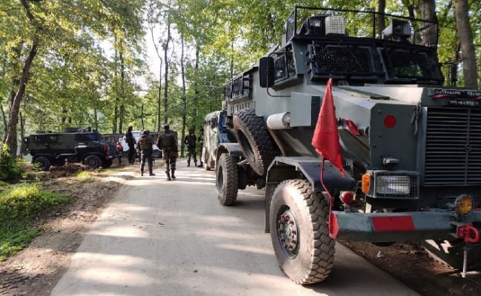 Scene from a gunfight site