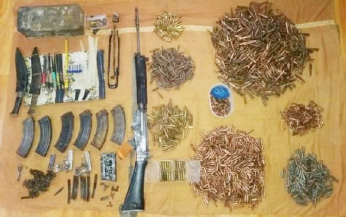 Joint forces bust hideout in Pulwama Joint forces bust hideout in Pulwama