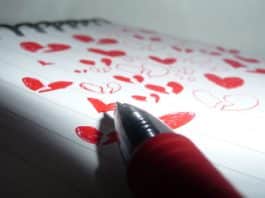 Heart - Pen - Notebook - Love - Poem