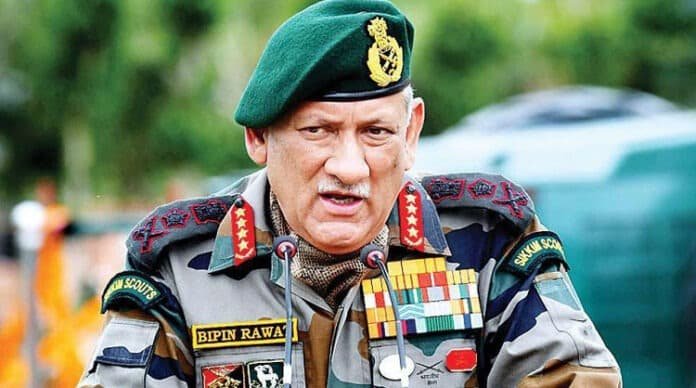 Chief of Defence Staff (CDS) General Bipin Rawat