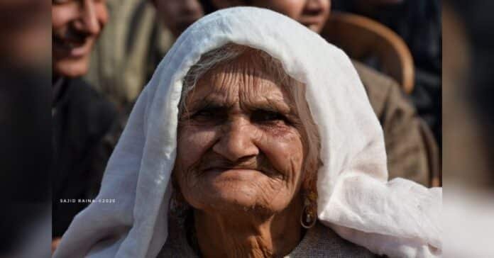 Centenarian attends BJP rally in Hajin to get her jailed son released Centenarian attends BJP rally in Hajin to get her jailed son released