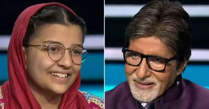 Priya Kour and Amitabh Bachan in Koun Banega Crorepati Priya Kour and Amitabh Bachan in Koun Banega Crorepati
