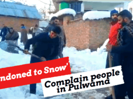 In Pulwama village, people complain of being abandoned to snow