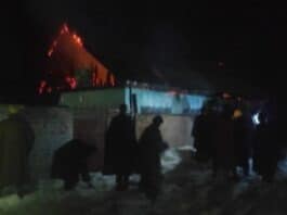 School building gutted in blaze in Shopian