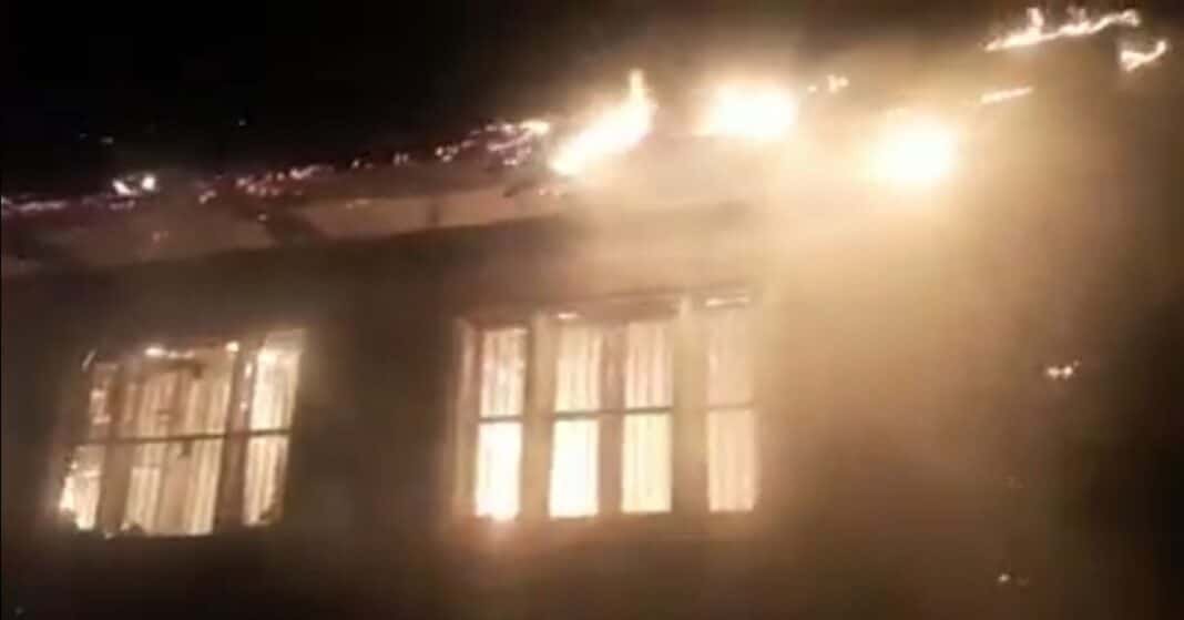 High School gutted in mysterious fire incident in Kakapora