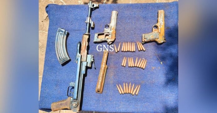Arms, ammunition recovered during searches in Poonch