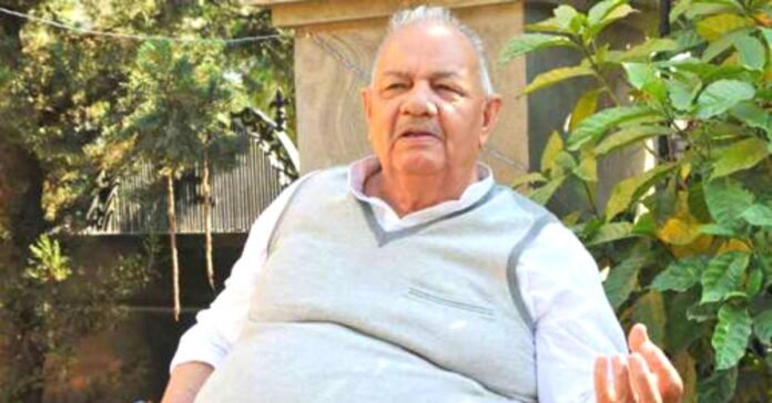 Senior BJP leader Professor Chaman Lal Gupta