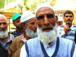 People protest against Jal Shakti Department in Pulwama village