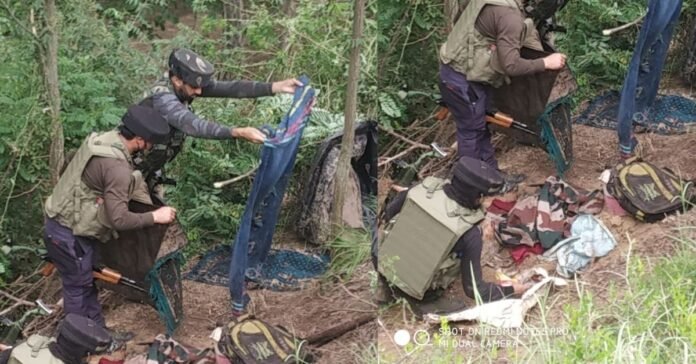Militant hideout unearthed during CASO in Tral orchards