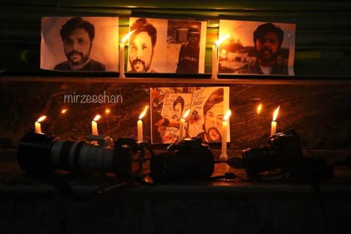 PJF holds candlelit vigil over Danish Siddiqui's killing