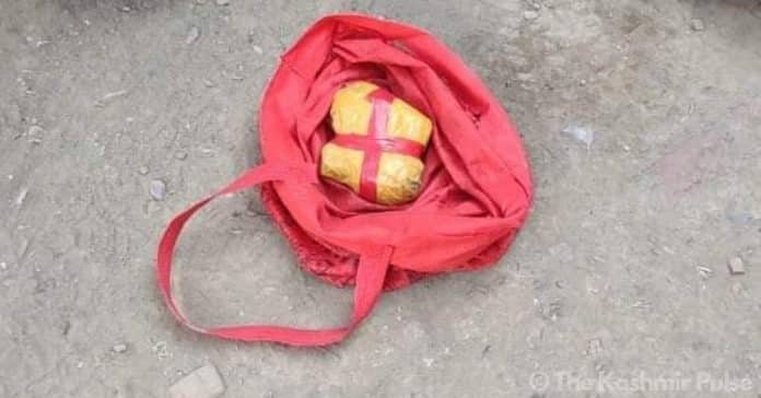 Two grenades recovered at Lal Chowk Srinagar Two grenades recovered at Lal Chowk Srinagar