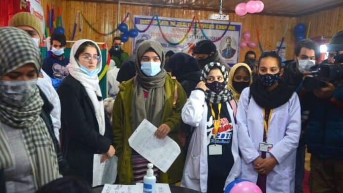 Vaccination drive for children between 15-18 years starts in J-K