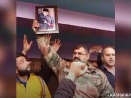 Army officer apologizes, re-installs photograph of Qasim Sulemani
