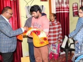 DGP Dilbagh Singh visits family of slain cop in Jammu