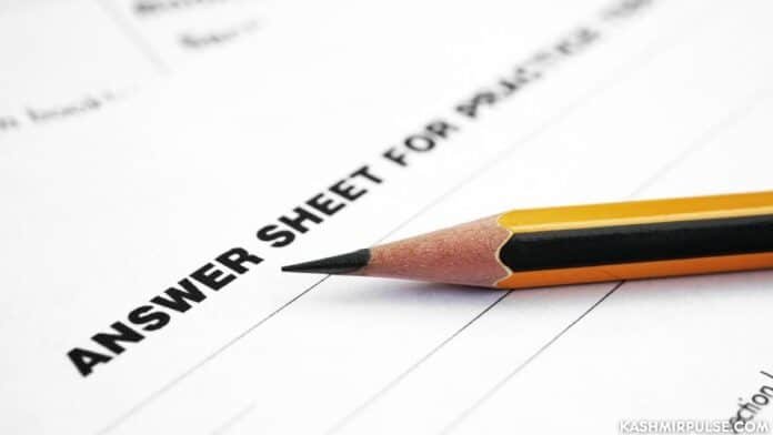 Answer Sheet Answer Sheet