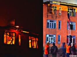 Fire at Bone and Joint Hospital Barzulla