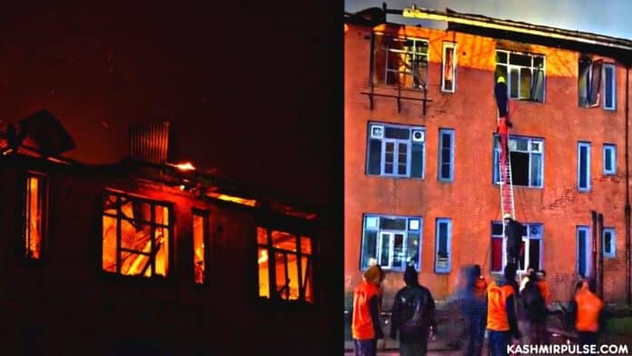 Fire at Bone and Joint Hospital Barzulla
